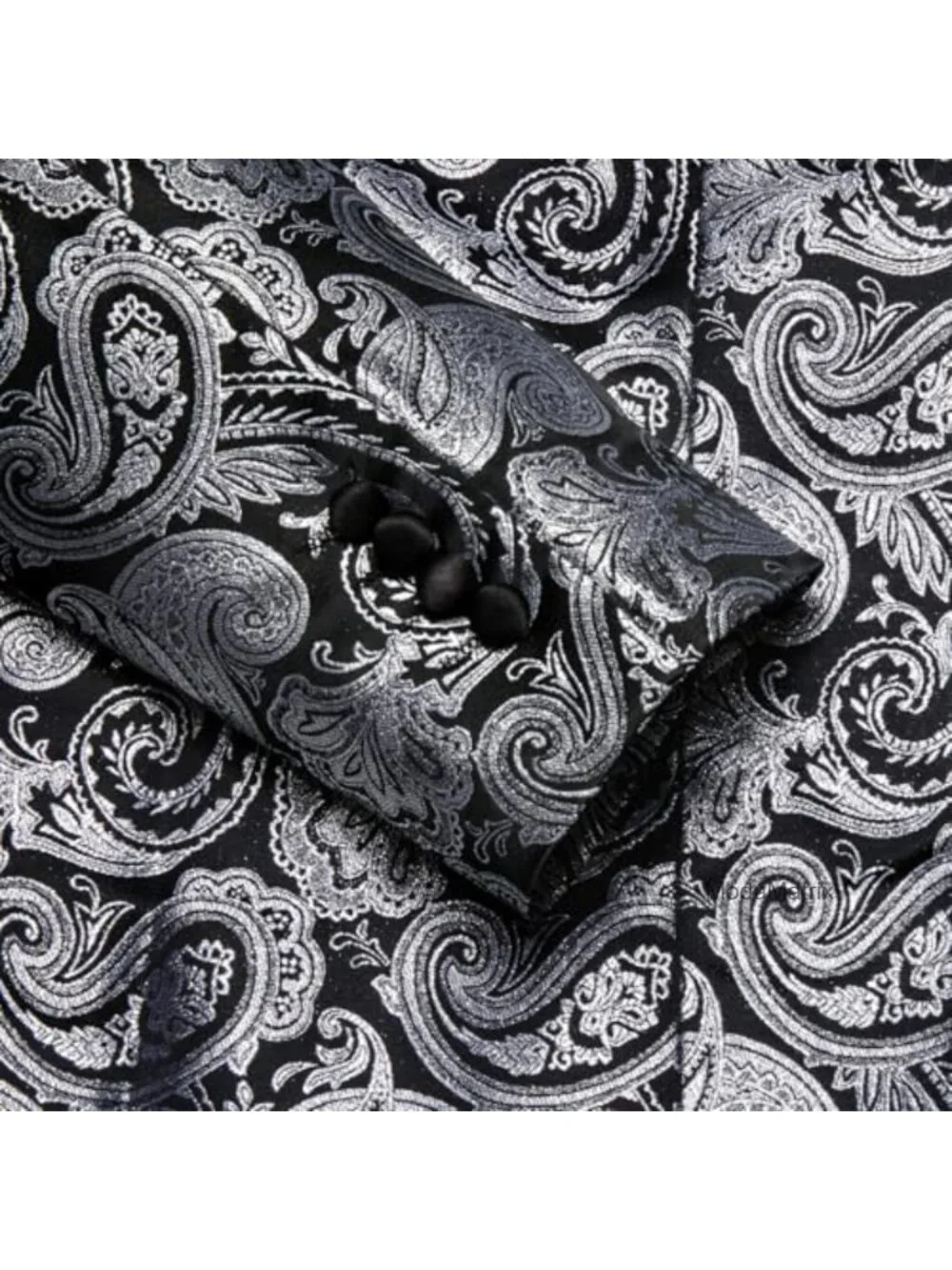 Men's Silk Paisley Blazer Shawl Lapel Sport Coat